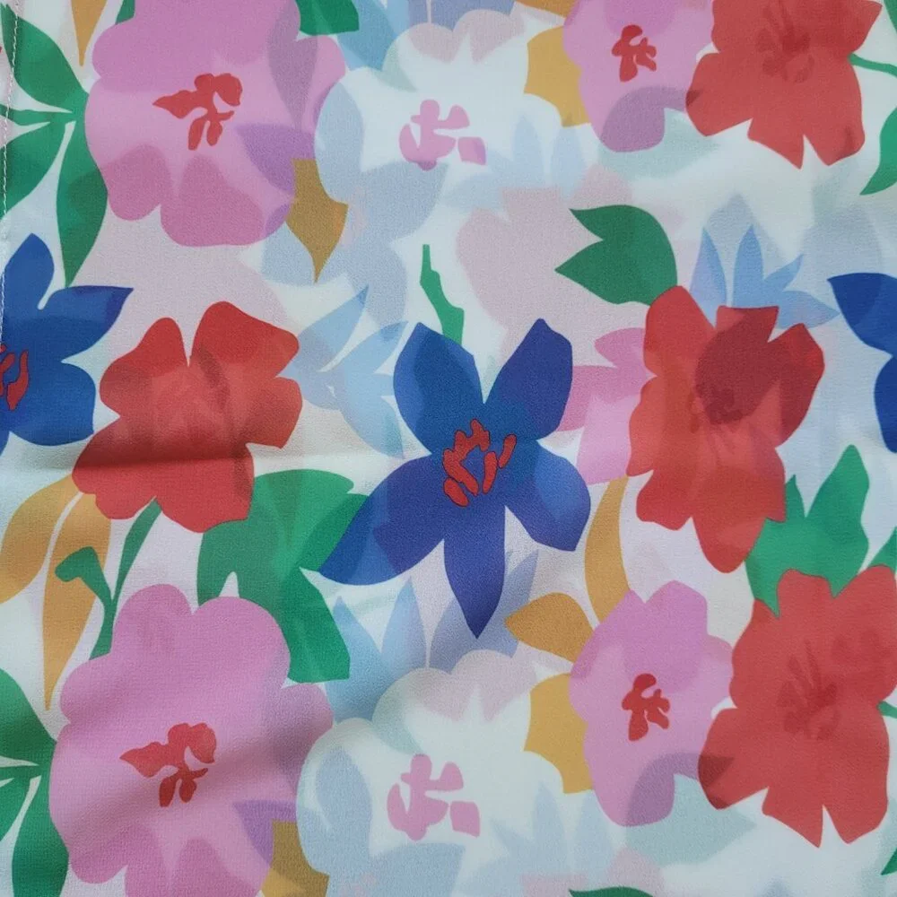 Floral Chiffon Longline Duster Kimono Cover Up Onesize Resortwear